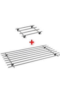 Resim 2'li Nihale Seti 18x18 Cm Ve 50x28 Cm Tencere Tava Altlığı Ikea 