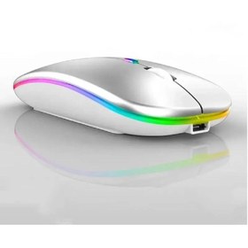 Resim GTX Jaculus V2 10.1\ Gaming Tablet İçin Uyumlu RGB LED Işıklı Bluetooth+2.4Ghz Kablosuz Şarjlı Mouse 
