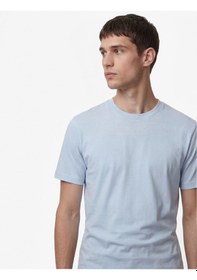 Resim Koton Rahat Kalıp Kısa Kollu Bisiklet Yaka Basic Spor Tişört Mavi 6sam10110nk 