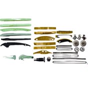 Resim Volkswagen Passat Audi A3 A4 1.8 2.0 TFSI BZB CABA CABB CDAA CDHA CCZA CDAB Zincir Seti (14 Parça) 