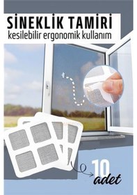 Resim Hsnet Sineklik Tamir Bandı 10 Adet 10 X 10 Cm - Net7677-4432 