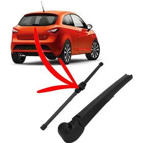 Resim Seat Ibiza Arka Silecek Süpürgesi ve Kolu 2011--2017 