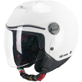 Resim CGM 261A MINI MONO ÇOCUK KASKI Beyaz YL 