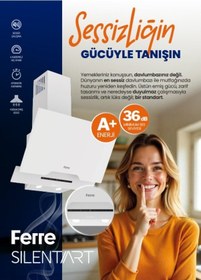 Resim Ferre Ve AFM Tech D064-SA +FM7701 +FM-BD2201 Beyaz Ankastre Set 