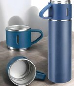 Resim AyrStore 500 Ml Kapasiteli Taşınabilir Basınçlı Termos Seti Günlük Kullanım Için İdeal 