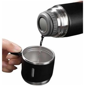 Resim 3 Bardaklı Termos Seti Anneler Gününe Özel Hediye Taşınabilir Sızdırmaz Isı Koruyucu Çok Renkli 