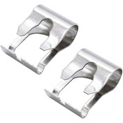 Resim Lemestar 2 Adet Silecek Bağlantı Klipsi - Fiat Punto Mk1/mk2 İçin Metal Yaylı Tamir Kelepçesi 33x22mm 