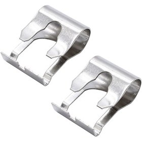 Resim Lemestar 2 Adet Silecek Bağlantı Klipsi - Fiat Punto Mk1/mk2 İçin Metal Yaylı Tamir Kelepçesi 33x22mm 