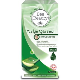 Resim Bee Beauty Yüz Ağda Bandı Aloe Vera 24'lü - Gratis 