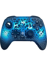 Resim Yues Nintendo Switch Pro Controller Oyun Kolu – LED Işıklı Siyah, Switch / Lite / OLED / PC / Android Uyumlu 