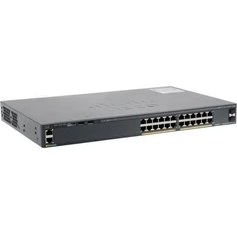 Resim Cisco Catalyst WS-C2960X-24PS-L 24 Port 10/100/1000 Mbps Gigabit Switch 