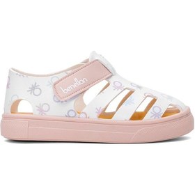 Resim Benetton Bn-1411 Patik Kız Çocuk Düz Sandalet Pudra Pudra 