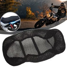 Resim 1 adet Anti-Slip Nefes Alabilen Hücreli Grid Koltuk Kılıfı - UV Koruma, Tüm Mevsim Uyumlu Motosikletler ve Araçlar için, Dayanıklı Ağ Malzemesi, Konfor ve Güvenlik için Ergonomik Tasarım, Araç Koltuk Pedali Kılıfı, Araç Koltuk Koruma, Tüm Mevsim Kullanımı, Esnek Koruma 