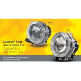 Resim FARBA Unıversal Truck Spot Farı Cadface Bone+kablolu Cizgisiz Camlı (13076) - 13051e 
