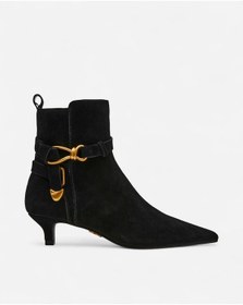 Resim Steve Madden Roller Black Sued Kadın Siyah Topuklu Bot Roller 