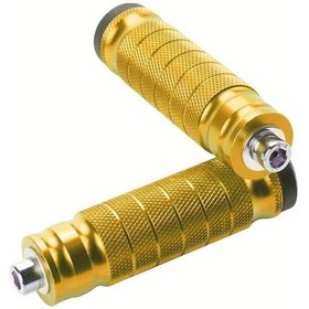 Resim Dream011 Golden 8mm Dişli Evrensel Motosiklet Ayaklıkları Çifti - Ağır Hizmet Cnc Alüminyum Anti-skay 