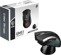 Resim MSI GG CLUTCH GM51 LIGHTWEIGHT 85 GRAM ESPORTS WIRELESS GAMING MOUSE MAX 26000 DPI 1MS PIXART PAW-3395 OPTIK SENSOR OMRON SWITCH RGB LED MYSTIC LIGHT KABLOSUZ OYUNCU FARESI 