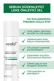 Resim Veela Leke Karşıtı Yüz Temizleme Jeli Tea Tree Facial Gel 