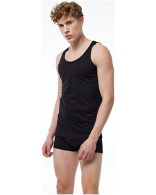 Resim Malabadi Erkek Siyah Beyaz 2 Li Paket Modal Yaz Serinliği Atlet 082 Siyah-beyaz 