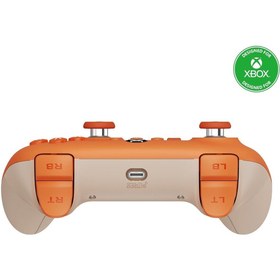 Resim 8bitdo Ultimate C Kablolu Hall Effect Controller Xbox Series x Series S - 0ne & Windows Pc Turuncu 