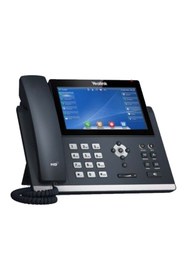 Resim Yealink T48u İp Telefon Poe Destekli Adaptörsüz Masaüstü Telefon 