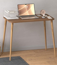 Resim Monte Sehpa Soul Çalışma Masası Ceviz 