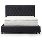 Resim Minar Deluxe Baza+Başlık+Yatak Antrasit 160X200 