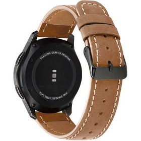 Resim Teknocep Huawei Watch Gt 3 46mm Uyumlu Krd-29 Deri Kordon-kahverengi 