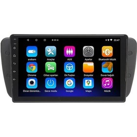 Resim Seat İbiza 6gb Ram 128gb Rom Android 8 Çekirdek Carplay Navigasyon Multimedya Oto Teyp 