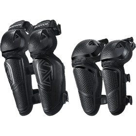 Resim Ebakbak Motosiklet Dizlik Dirseklik Set Ergonomik Lüx Bacak ve Kol Koruma Motorcu Takım 