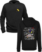 Resim Alfa Tshirt How I Met Your Mother Siyah Ön Arka Çocuk Baskılı Sweatshirt 