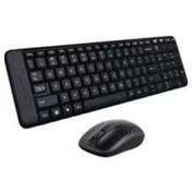 Resim Logıtech Mk220 Q Tr Kablosuz Klavye Mouse Set Siyah 920-003163 Optik 