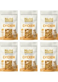 Resim Nutri Feline Chicken & Cheese Tavuklu Ve Peynirli Tahılsız Kedi Ödülü 50 Gr. X 6 Adet 