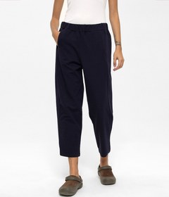 Resim Beli Lastikli Örme Pantolon - M / Camel 