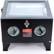 Resim Worldforce 90 Litre Kumlama Makinesi Full Set Kabinli Kumlama 