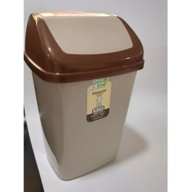 Resim Fantastik Sallanır Kapak Plastik Banyo Mutfak Çöp Kovası Kutusu / 5 Litre 