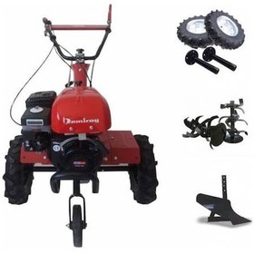 Resim Omega 2+1 Benzinli Çapa Makinesi + Demiray Tekli Pulluk 