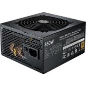 Resim COOLER MASTER 850W 80+ GOLD MWE V2 MPE-8501-AFAAG-EU 12 CM FANLI TAM MODÜLER POWER SUPPLY 