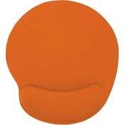Resim Mena Rise Bilek Destekli Jel Mouse Pad,ergonomik Kaymaz Taban,oyun ve Ofis Için Fare Altlığı,suya Dayanıklı (Turuncu) 