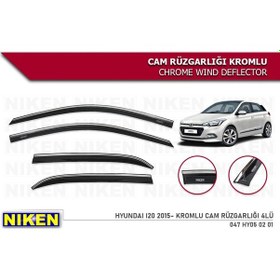 Resim Hyundai I20 Cam Rüzgarlığı Kromlu 2015 Niken 