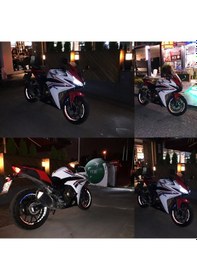 Resim Tam Tur Reflektif Beyaz (Gri) Supersport İç Jant Şeridi Sticker Çınar Extreme 