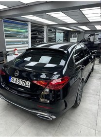 Resim Mercedes W206 C63 Spoiler Parlak Siyah Abs Plastik İthal Ürün 2021+ 
