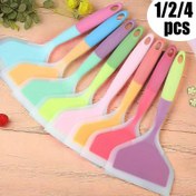 Resim 1/2/4 adet Canlı Silikon Spatula - Yapışmaz, Isıya Dayanıklı - Yemek Pişirme, Karıştırma ve Izgara için Mükemmel - Pancake, Steak ve Izgara için Mükemmel, Izgara Temel Gereksinimleri|Renkli Mutfak Gereçleri|Dayanıklı Pişirme Araçları 
