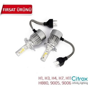 Resim Led Xenon Far H1,H3,H4,H7,H10,H11,H15,880,9005,9006 Şimşek Etkili 250616840 