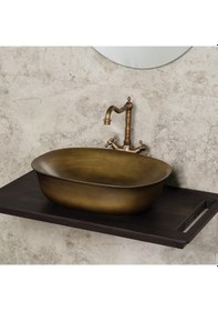 Resim Lena EH-4600BR Tezgah Üstü Lavabo Bronz 