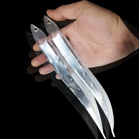 Resim 2 adet Şeffaf PVC Balıkçılık Yemleri Yansıtıcı Plakalı – Tuzlu ve Tatlı Su Balıkçılığı için Gerçekçi Yumuşak Yem, Beyaz Çizgili Tasarım, Tekne Balıkçılığı için Dayanıklı ve Güvenli 