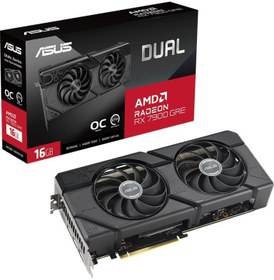 Resim Asus Dual RX 7900 OC Edititon DUAL-RX7900GRE-O16G 256 Bit GDDR6 16 GB Ekran Kartı Outlet 