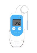 Resim Yaozixa Soğuk Zincir İçin Tekrarlı Kullanım Usb Pdf Sicilcisi -40 C/+85 C Sıcaklık Nem Ölçer Ip65 Beyaz Mavi Pil Dahil 
