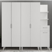 Resim Begonya Portmanto Vestiyer Beyaz -225 cm 
