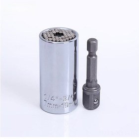 Resim Yaleker 7-19mm Çelik Çok Amaçlı Ratchet Seti: 3/8 Bağlantı Kolu + + Ratchet Anahtarı, Toplu Satış, Taşınabilir Çanta İçerisinde 